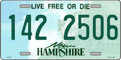 NH license plate 1422506