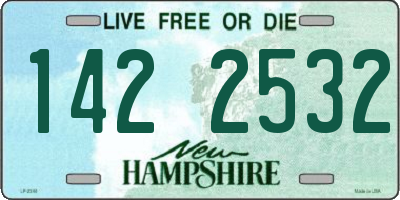 NH license plate 1422532