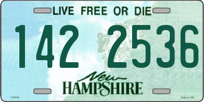 NH license plate 1422536