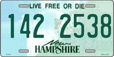 NH license plate 1422538