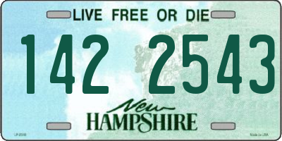 NH license plate 1422543