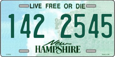 NH license plate 1422545