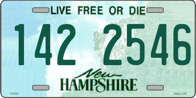NH license plate 1422546
