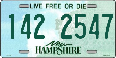 NH license plate 1422547