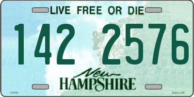 NH license plate 1422576
