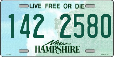 NH license plate 1422580