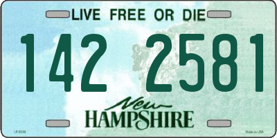 NH license plate 1422581
