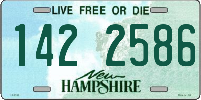NH license plate 1422586