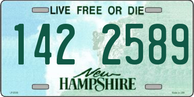 NH license plate 1422589