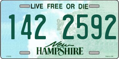NH license plate 1422592