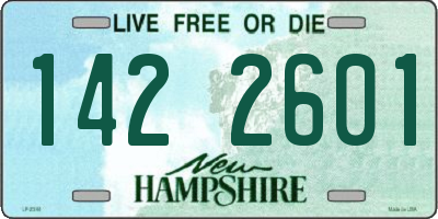 NH license plate 1422601