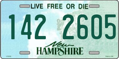 NH license plate 1422605