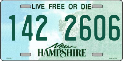NH license plate 1422606