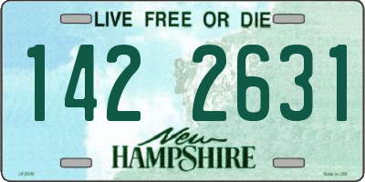NH license plate 1422631