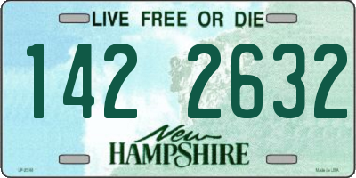 NH license plate 1422632