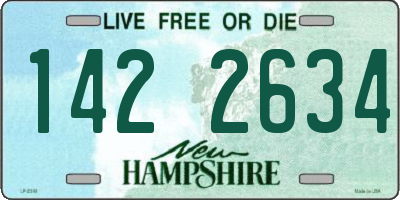 NH license plate 1422634