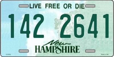 NH license plate 1422641