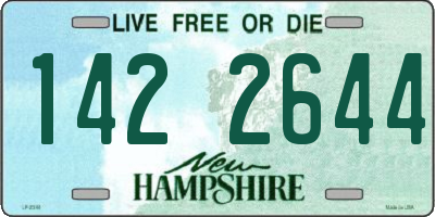 NH license plate 1422644