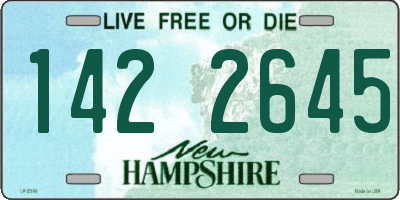 NH license plate 1422645