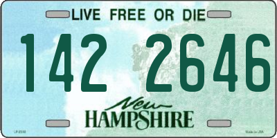 NH license plate 1422646