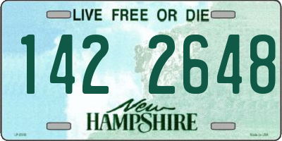 NH license plate 1422648