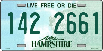NH license plate 1422661