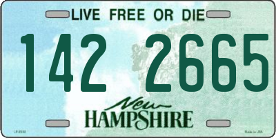 NH license plate 1422665