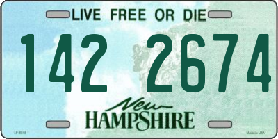 NH license plate 1422674