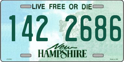 NH license plate 1422686