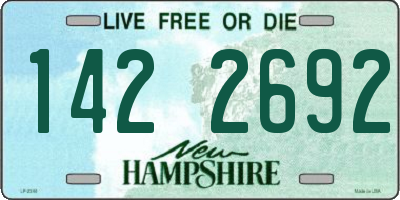NH license plate 1422692