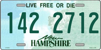 NH license plate 1422712