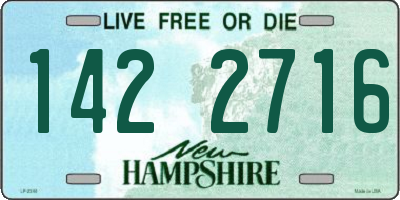 NH license plate 1422716