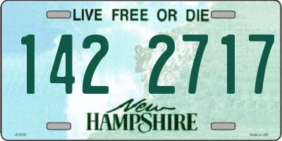 NH license plate 1422717