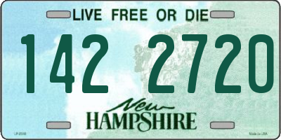 NH license plate 1422720