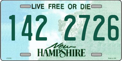 NH license plate 1422726