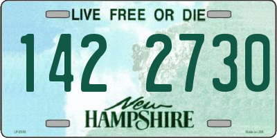 NH license plate 1422730