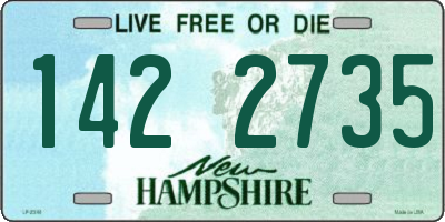 NH license plate 1422735