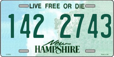 NH license plate 1422743