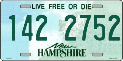 NH license plate 1422752