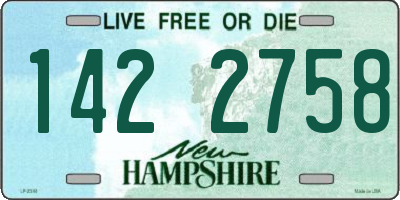NH license plate 1422758
