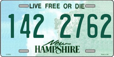 NH license plate 1422762