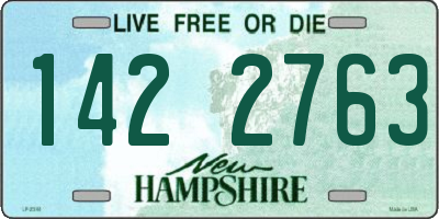 NH license plate 1422763