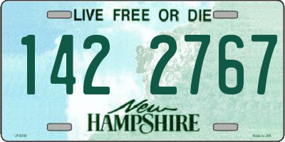 NH license plate 1422767