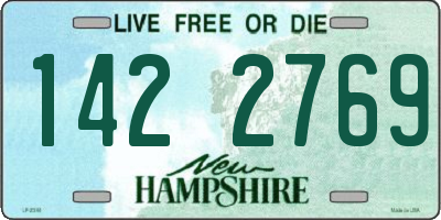 NH license plate 1422769