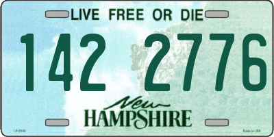 NH license plate 1422776