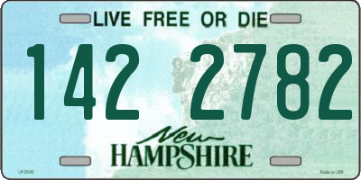 NH license plate 1422782