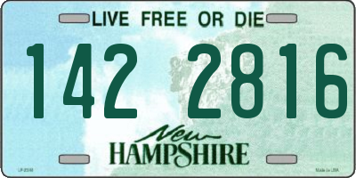 NH license plate 1422816