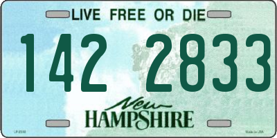 NH license plate 1422833