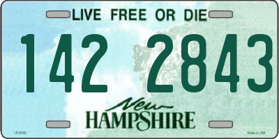 NH license plate 1422843