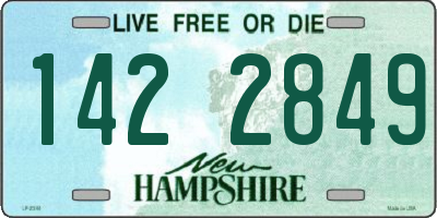 NH license plate 1422849